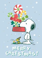 Kerst Snoopy Sneeuw